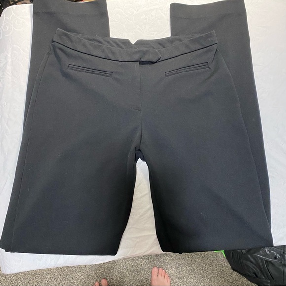 Express Stretchy Straight Leg Trousers Excellent Condition 32.75 inch inseam 5/6 - Picture 1 of 11